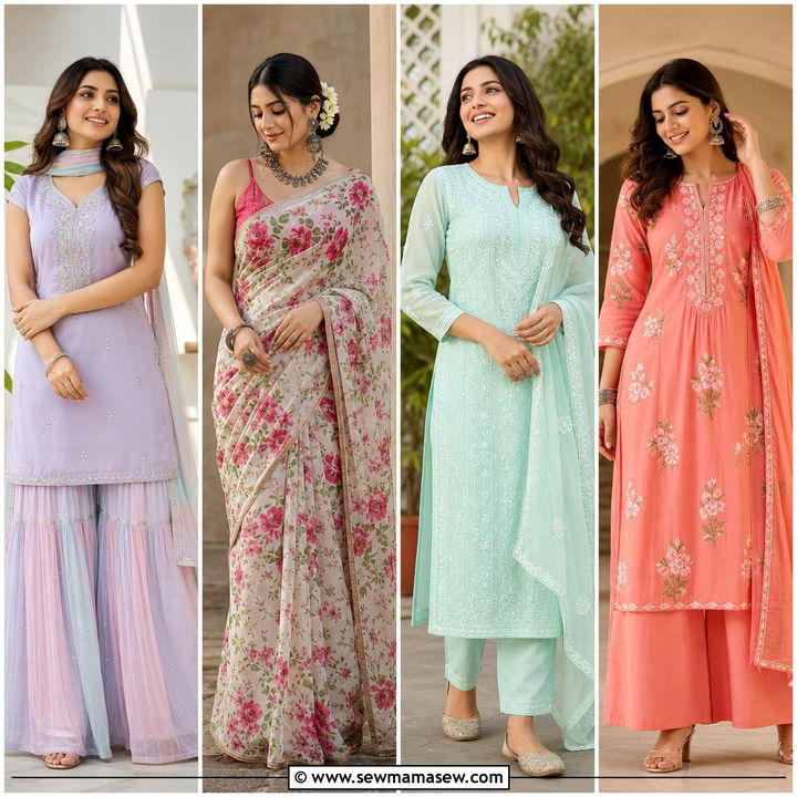25 Colorful Wedding Guest Outfit Ideas For A Mehndi Ceremony