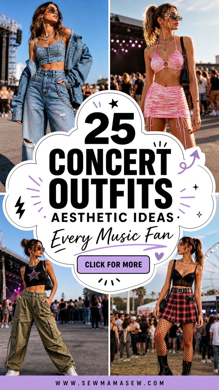 25 Concert Outfits Aesthetic Ideas for Every Music Fan - 25 Concert Outfits Aesthetic Ideas for Every Music Fan