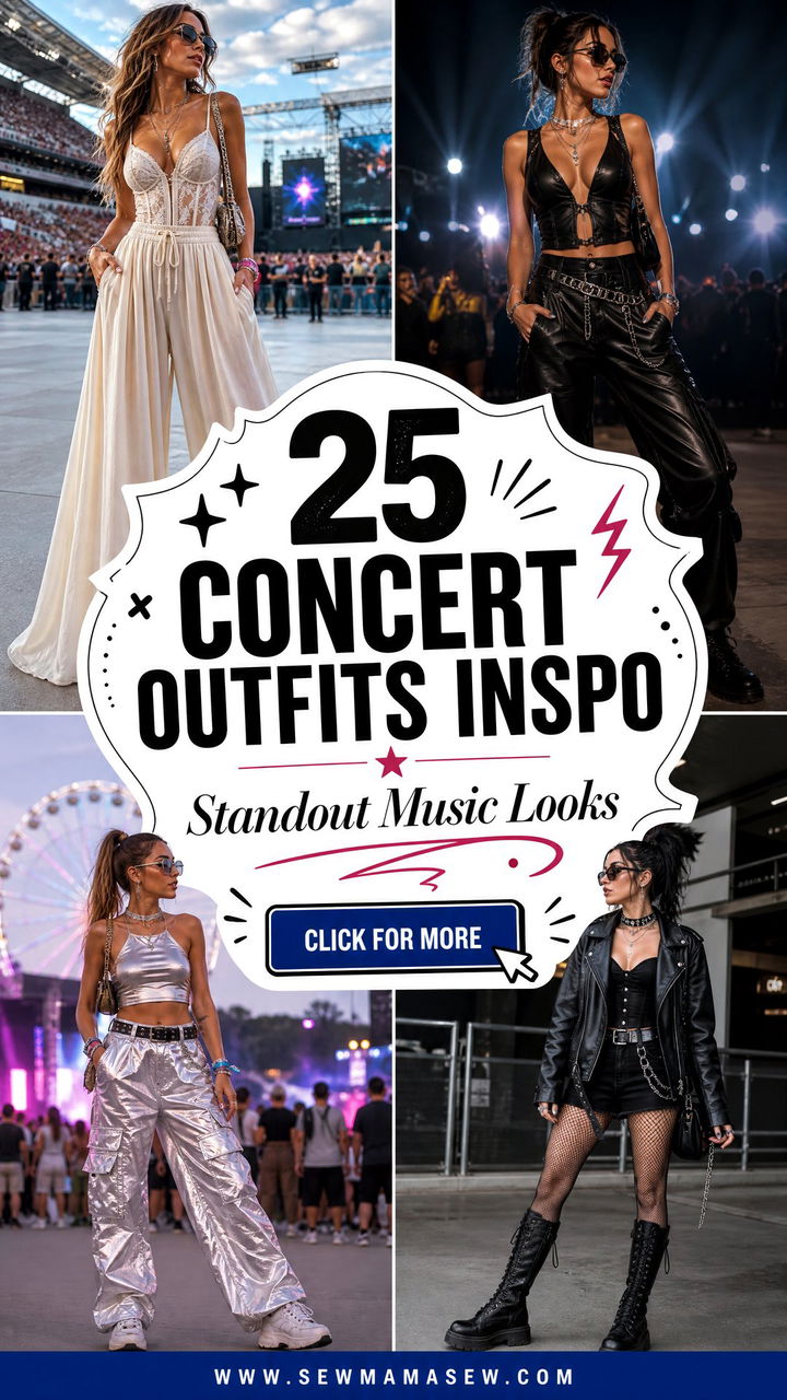 25 Concert Outfits Inspo for Standout Live-Music Looks - 25 Concert Outfits Inspo for Standout Live-Music Looks