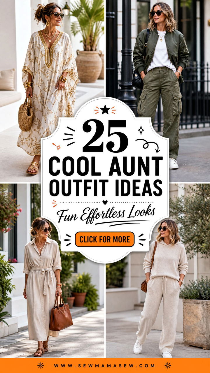 25 Cool Aunt Outfit Ideas for Fun Effortless Looks Now - 25 Cool Aunt Outfit Ideas for Fun, Effortless Looks Now
