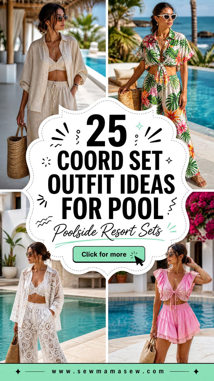 25 Coord set outfit ideas for pool Easy Resort Looks - 25 Coord set outfit ideas for pool: Easy Resort Looks