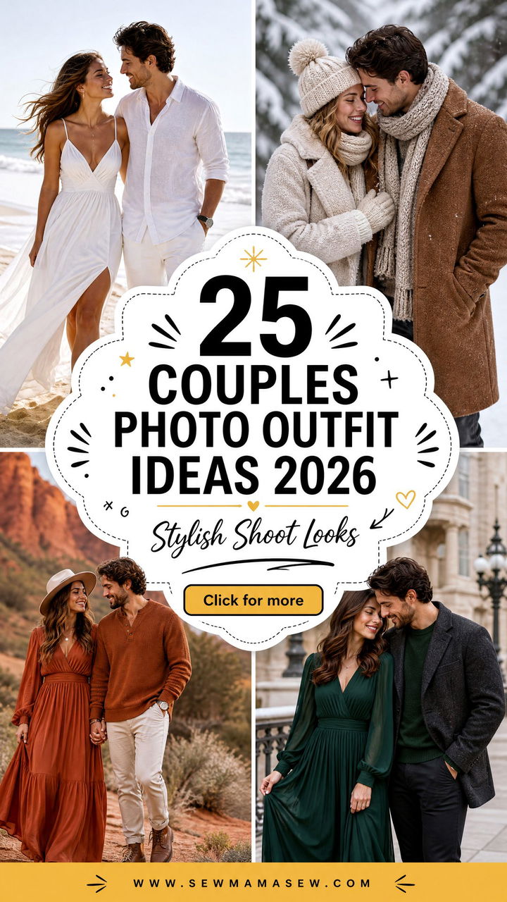 25 Couples photo outfit ideas 2026 Stylish Shoot Looks - 25 Couples photo outfit ideas 2026: Stylish Shoot Looks
