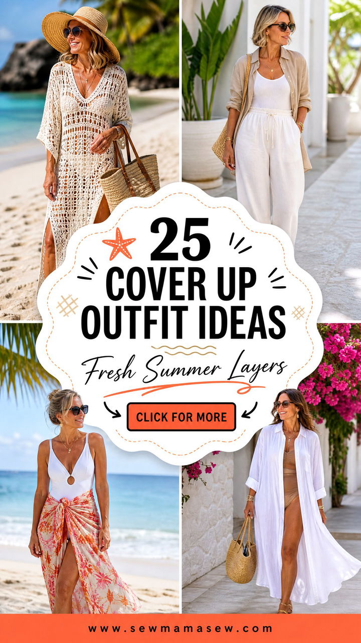 25 Cover Up Outfit Ideas for Women Over 40 This Summer - 25 Cover Up Outfit Ideas for Women Over 40 This Summer