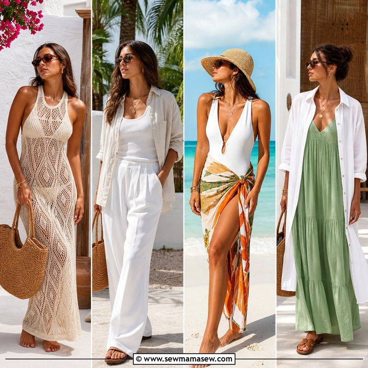 25 Cover Up Outfit Ideas for Women Over 40 This Summer