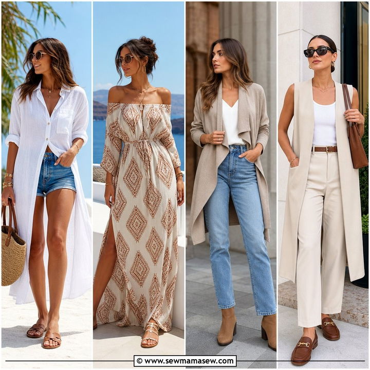 25 Cover Up Outfit Ideas for Women Over 50 This Summer