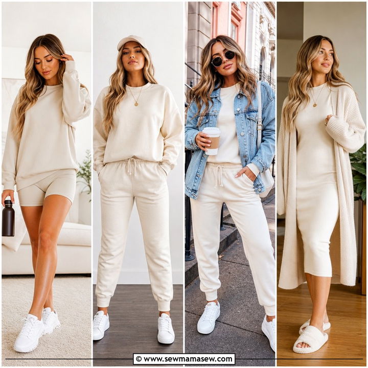 25 Cream Loungewear Set Outfit Ideas for Luxe Comfort