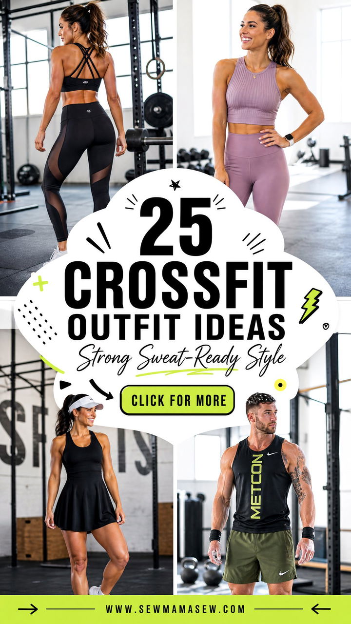 25 CrossFit Outfit Ideas for Strong Sweat-Ready Style - 25 CrossFit Outfit Ideas for Strong, Sweat-Ready Style
