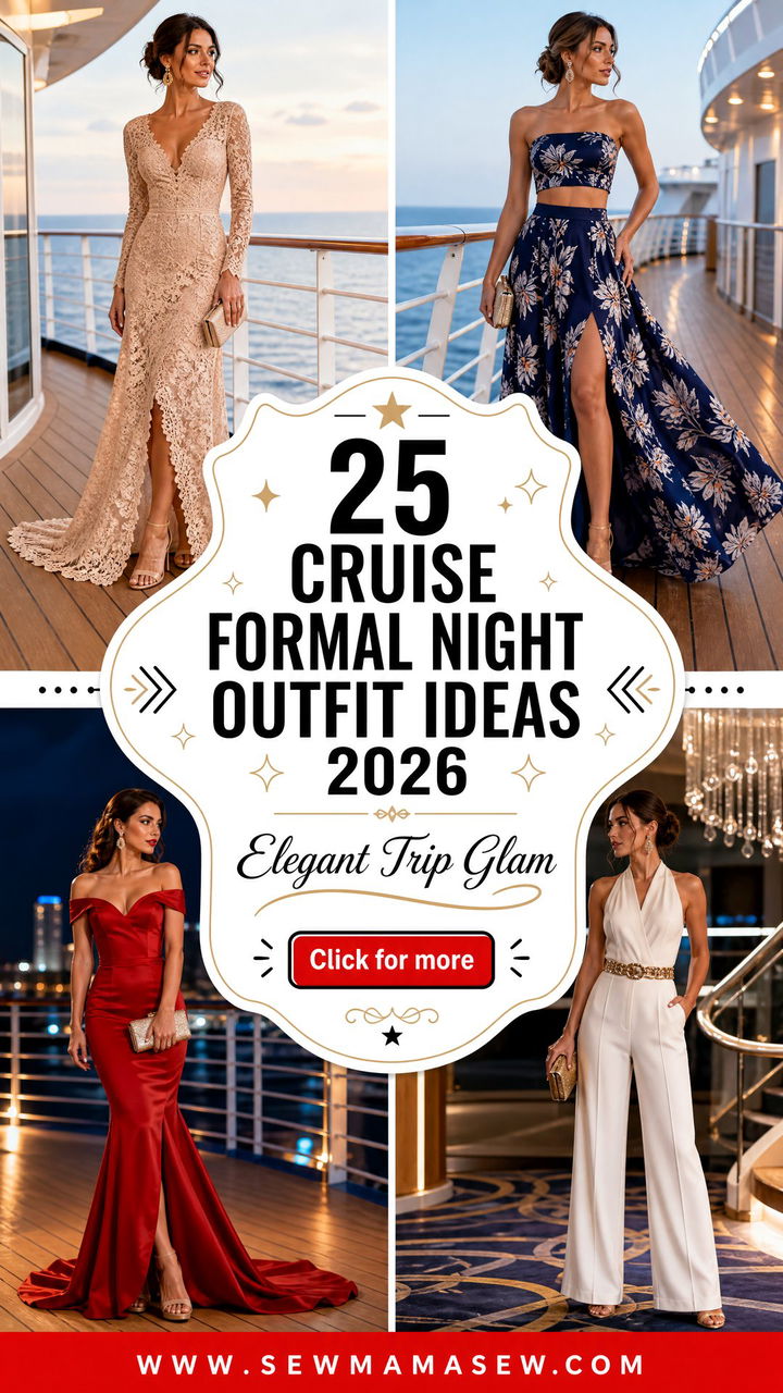 25 Cruise Formal Night Outfit Ideas 2026 for Elegant Trips - 25 Cruise Formal Night Outfit Ideas 2026 for Elegant Trips