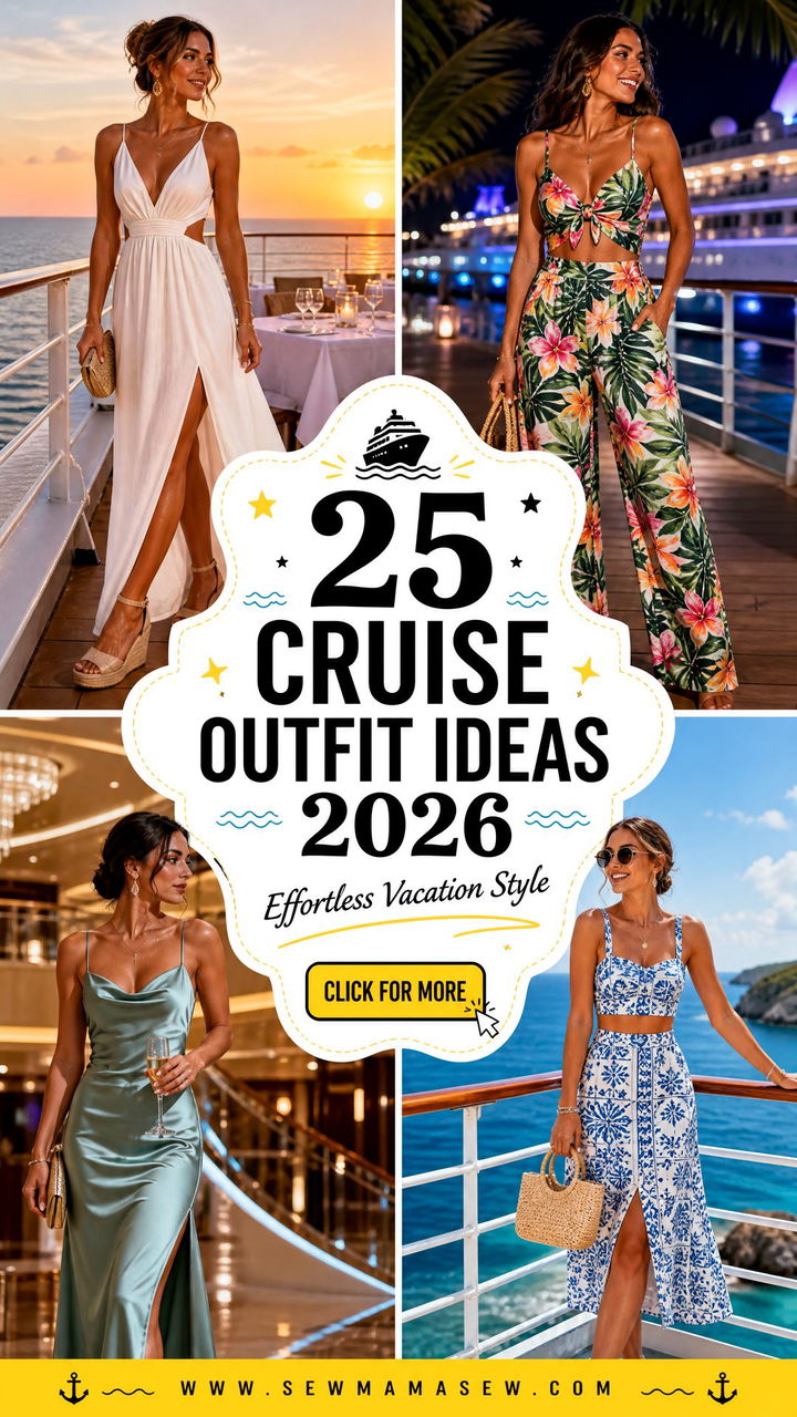 25 Cruise Outfit Ideas 2026 for Effortless Vacation Style - 25 Cruise Outfit Ideas 2026 for Effortless Vacation Style
