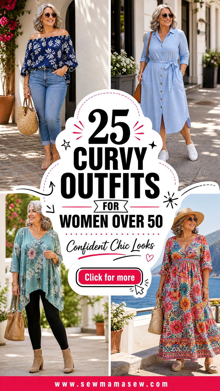 25 Curvy Outfits for Women Over 50 That Feel Confident - 25 Curvy Outfits for Women Over 50 That Feel Confident