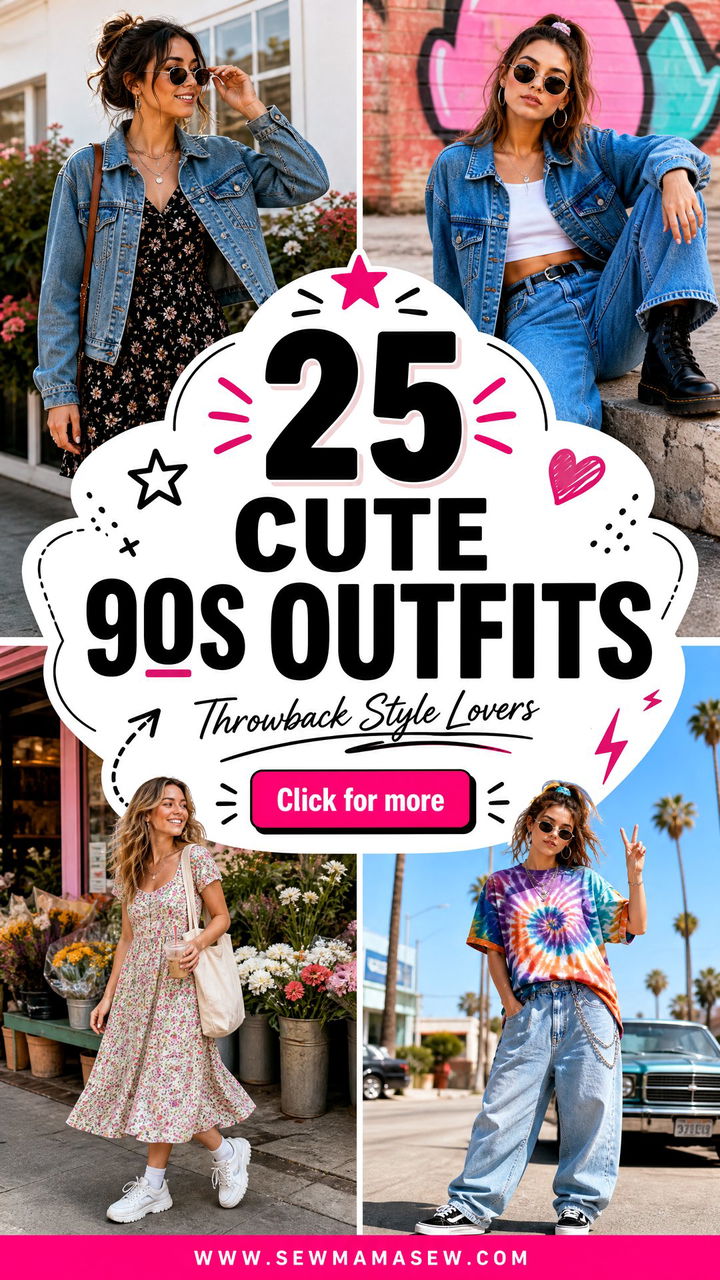25 Cute 90s Outfits for Throwback Style Lovers Right Now - 25 Cute 90s Outfits for Throwback Style Lovers Right Now