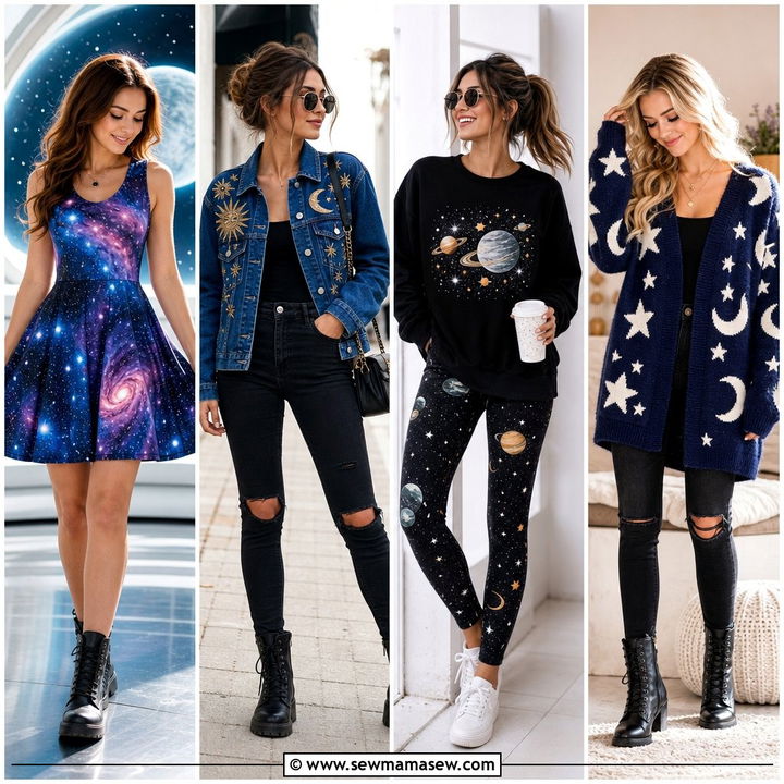 25 Cute Celestial Outfits for Dreamy Star-Girl Style