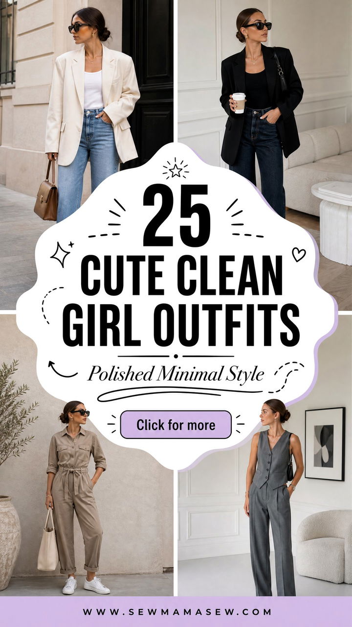 25 Cute Clean Girl Outfits for Polished Minimal Style - 25 Cute Clean Girl Outfits for Polished Minimal Style