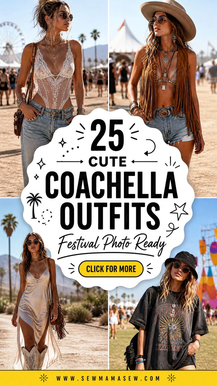 25 Cute Coachella Outfits for Festival Photos and Comfort - 25 Cute Coachella Outfits for Festival Photos and Comfort