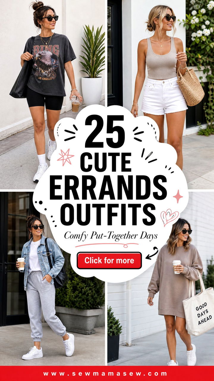 25 Cute Errands Outfits for Comfy Put-Together Days - 25 Cute Errands Outfits for Comfy, Put-Together Days