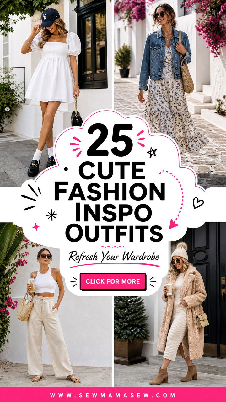 25 Cute Fashion Inspo Outfits to Refresh Your Wardrobe - 25 Cute Fashion Inspo Outfits to Refresh Your Wardrobe
