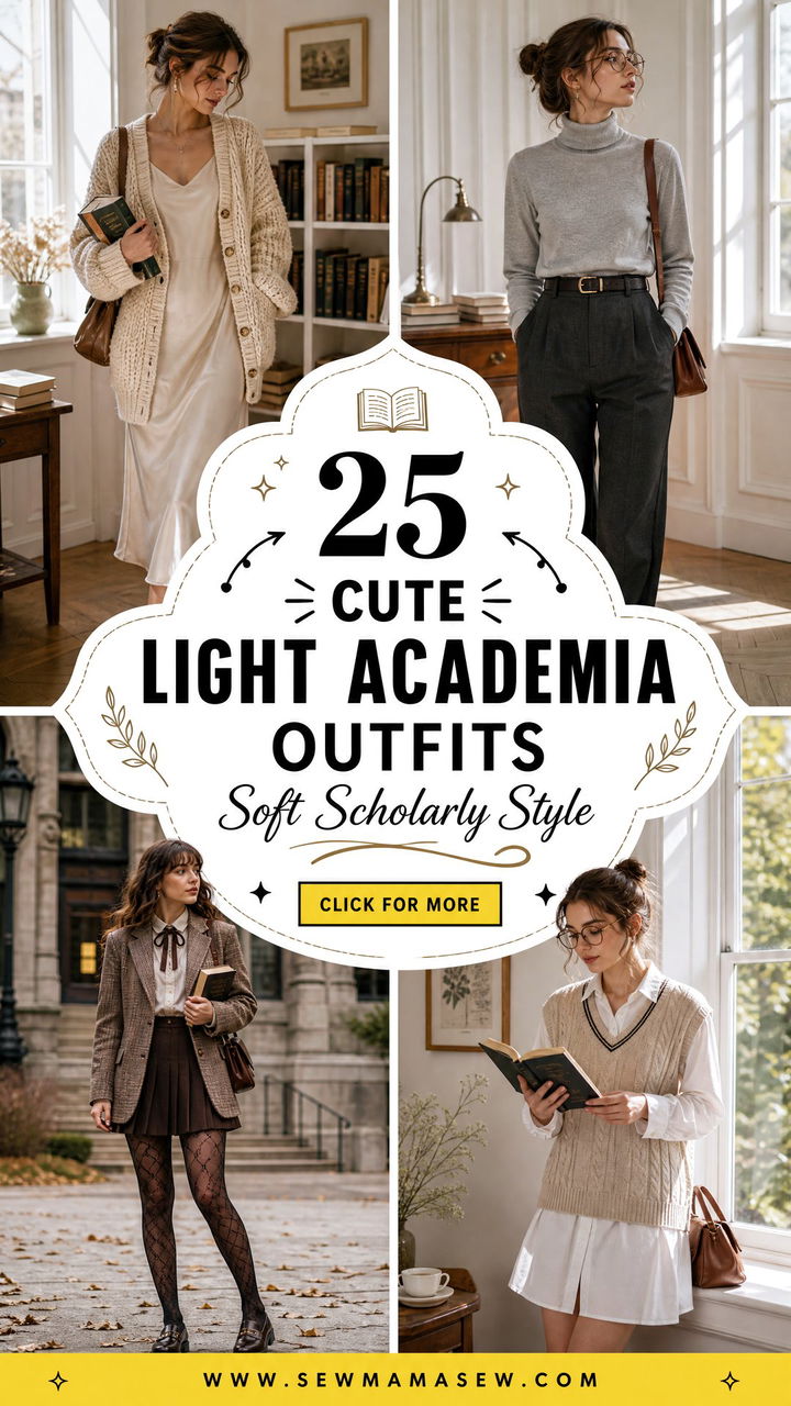 25 Cute Light Academia Outfits for Soft Scholarly Style - 25 Cute Light Academia Outfits for Soft Scholarly Style