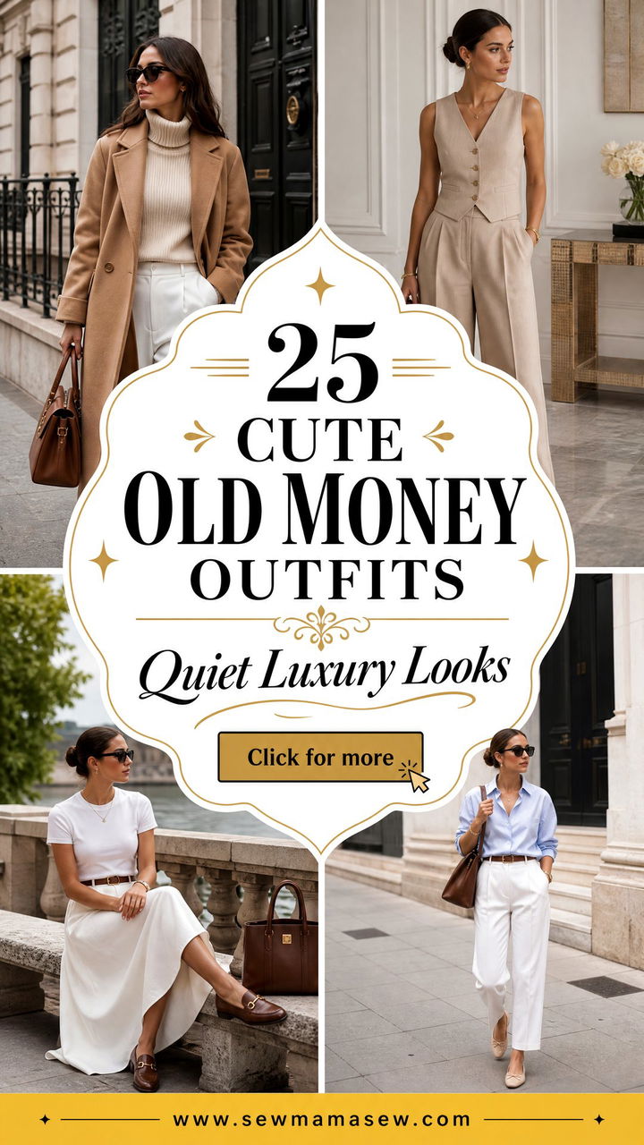 25 Cute Old Money Outfits for Polished Quiet Luxury Looks - 25 Cute Old Money Outfits for Polished Quiet Luxury Looks