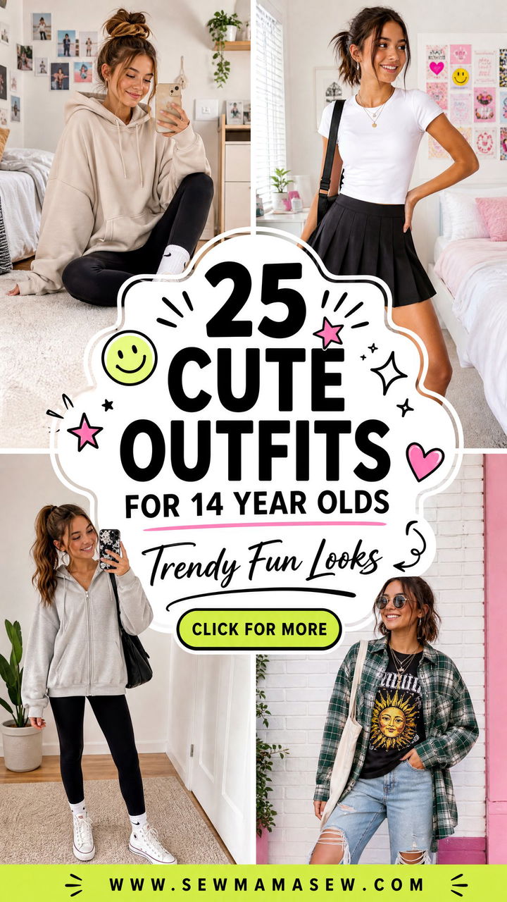 25 Cute Outfits for 14 Year Olds That Feel Trendy and Fun - 25 Cute Outfits for 14 Year Olds That Feel Trendy & Fun