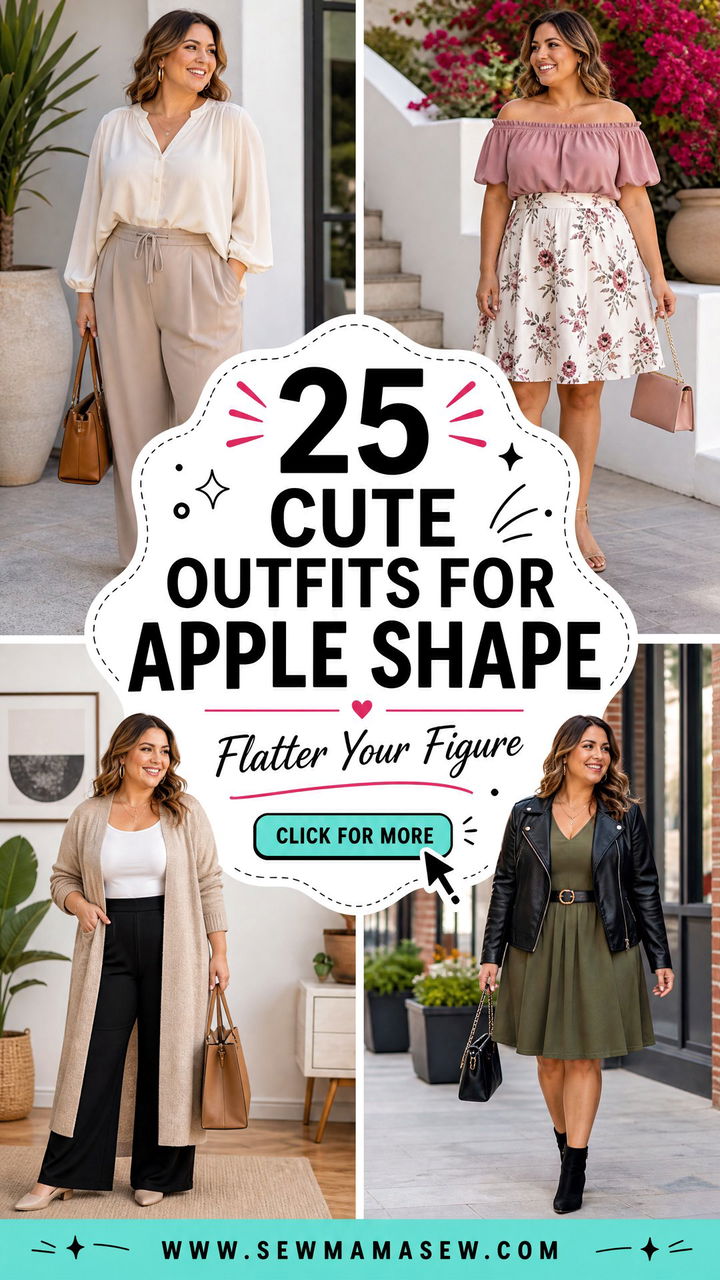 25 Cute Outfits for Apple Shape to Flatter Your Figure - 25 Cute Outfits for Apple Shape to Flatter Your Figure