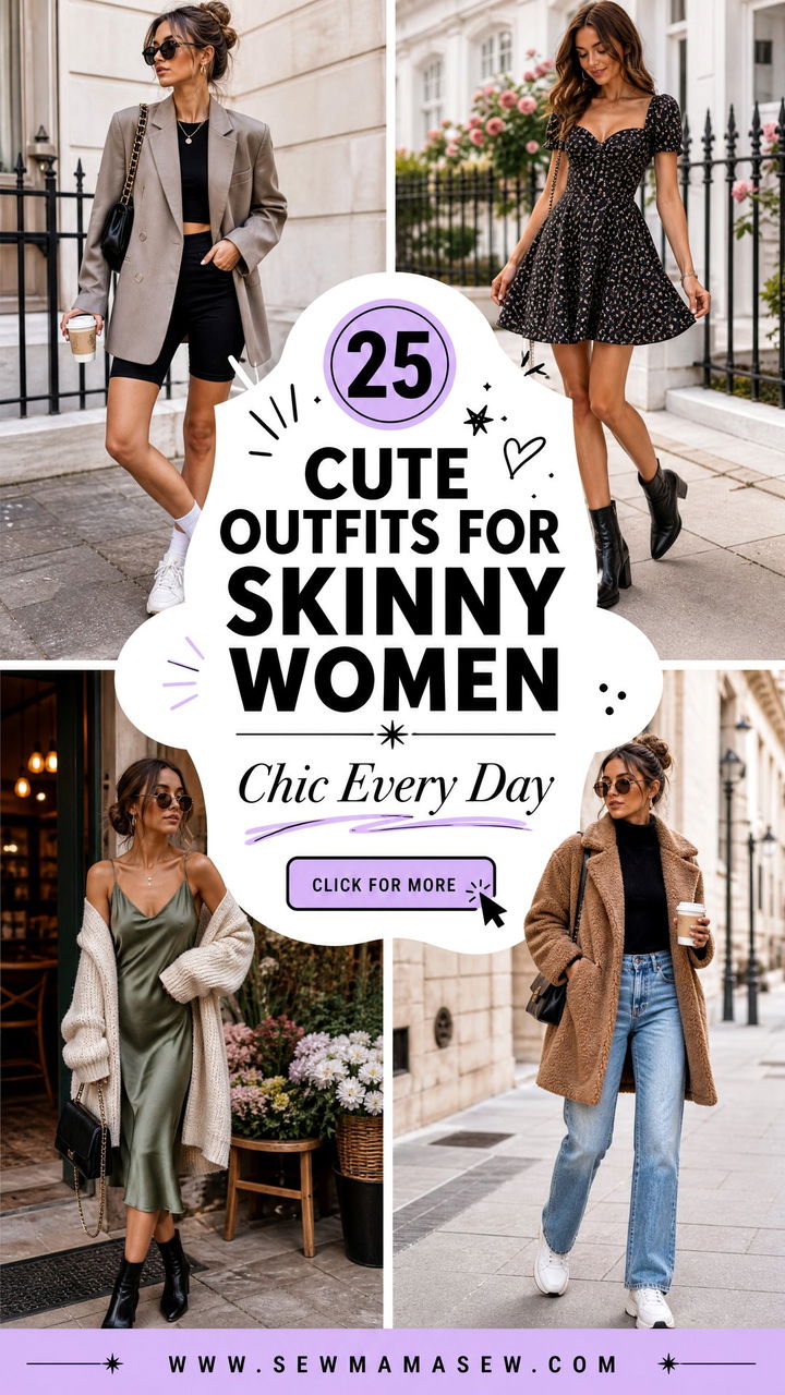25 Cute Outfits for Skinny Women to Feel Chic Every Day - 25 Cute Outfits for Skinny Women to Feel Chic Every Day