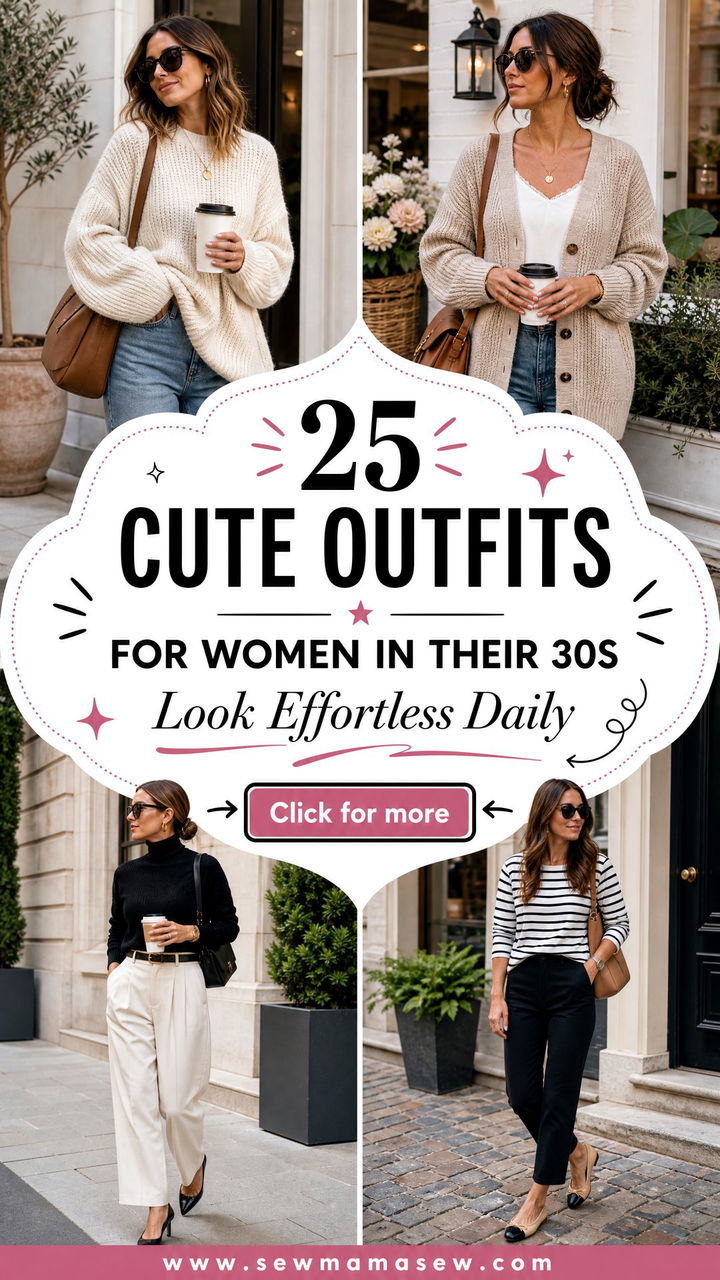 25 Cute Outfits for Women in Their 30s to Look Effortless - 25 Cute Outfits for Women in Their 30s to Look Effortless