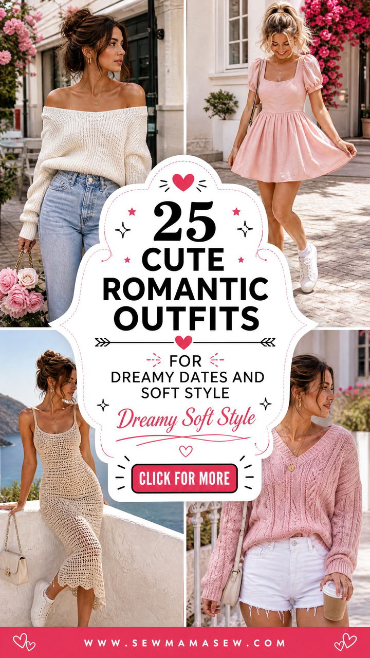 25 Cute Romantic Outfits for Dreamy Dates and Soft Style - 25 Cute Romantic Outfits for Dreamy Dates and Soft Style