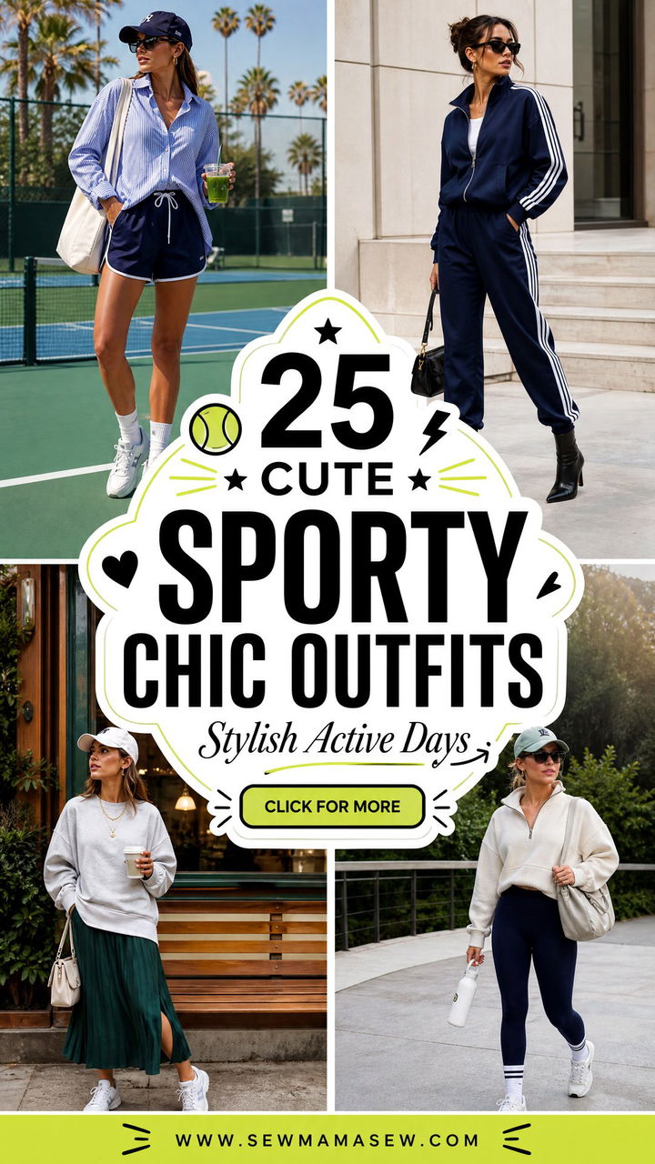25 Cute Sporty Chic Outfits for Stylish Active Days All Week - 25 Cute Sporty Chic Outfits for Stylish Active Days All Week