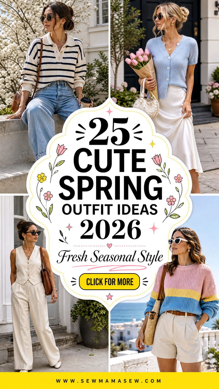 25 Cute Spring Outfit Ideas 2026 for Fresh Seasonal Style - 25 Cute Spring Outfit Ideas 2026 for Fresh Seasonal Style