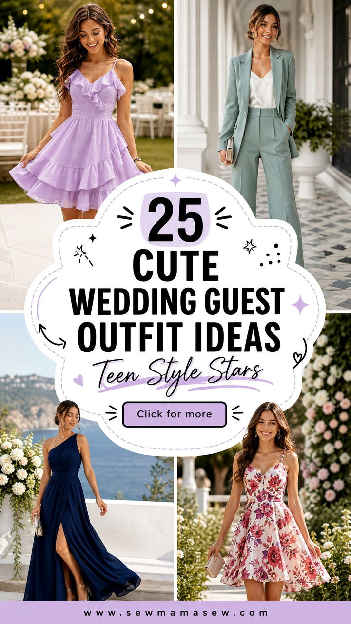 25 Cute Wedding Guest Outfit Ideas For Teen Style Stars - 25 Cute Wedding Guest Outfit Ideas For Teen Style Stars