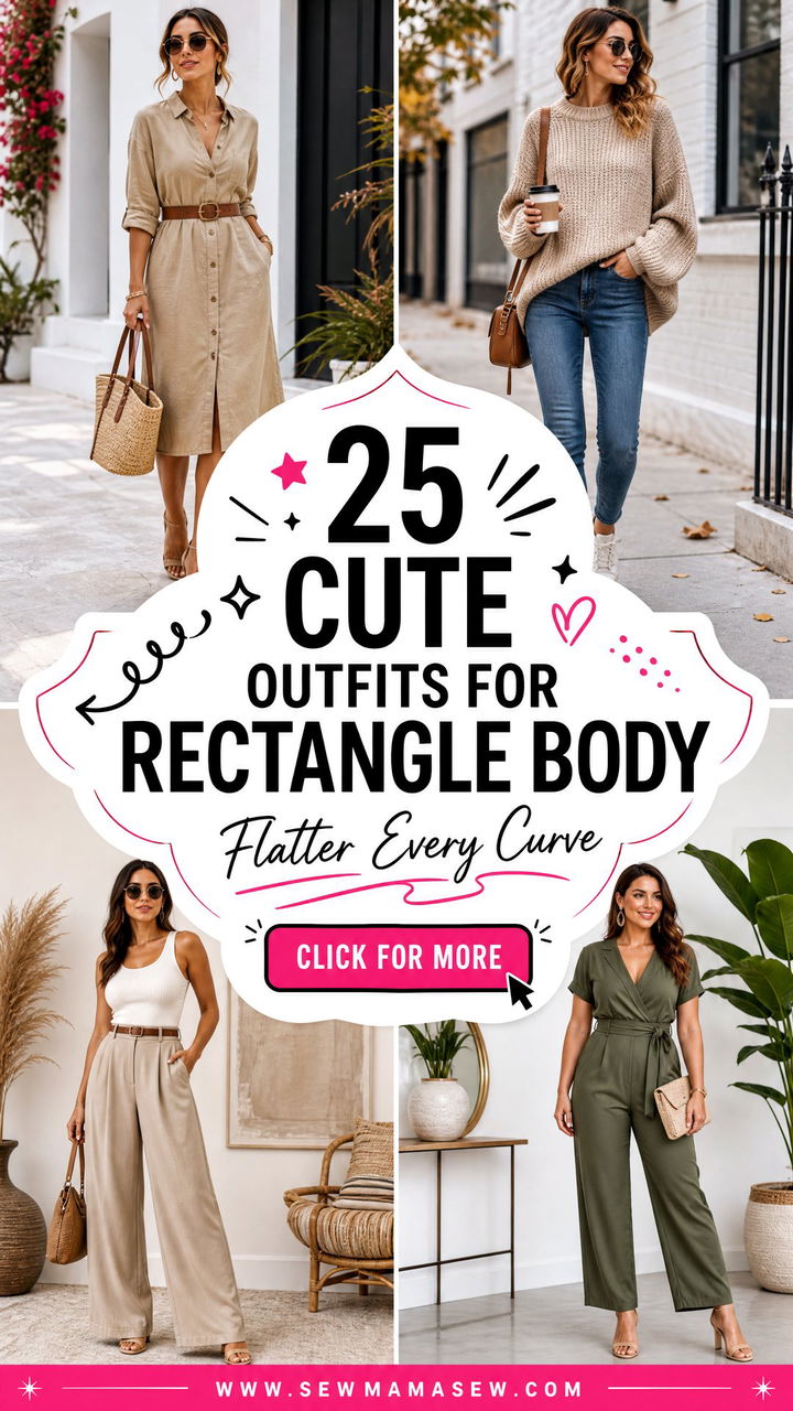 25 Cute outfits for rectangle body That Flatter Every Curve - 25 Cute outfits for rectangle body That Flatter Every Curve