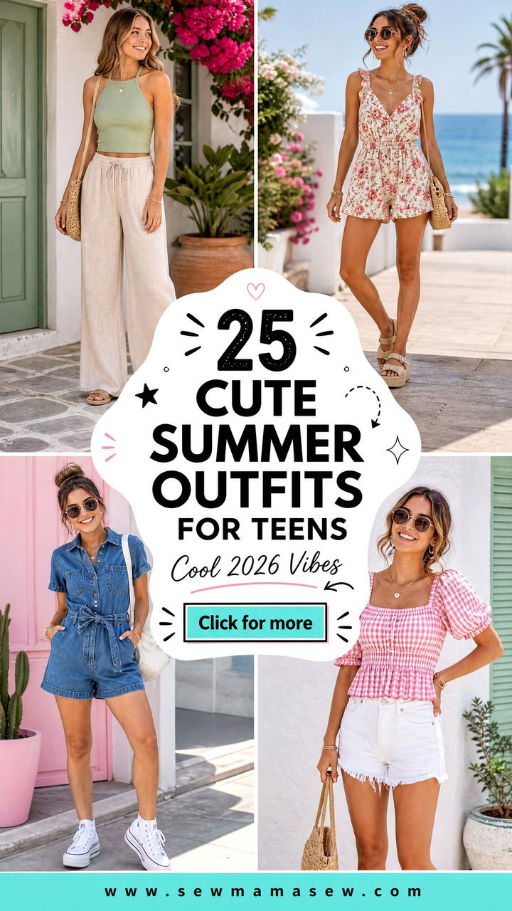 25 Cute summer outfits for teens For Cool 2026 Vibes - 25 Cute summer outfits for teens For Cool 2026 Vibes