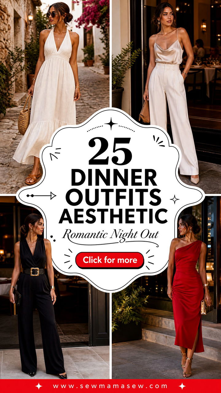 25 Dinner Outfits Aesthetic Looks For Romantic Nights Out - 25 Dinner Outfits Aesthetic Looks For Romantic Nights Out