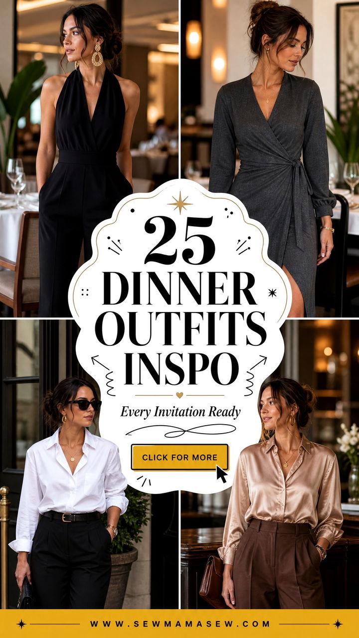 25 Dinner Outfits Inspo Chic Looks For Every Invitation - 25 Dinner Outfits Inspo: Chic Looks For Every Invitation