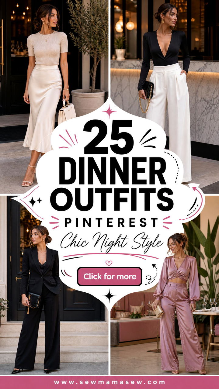 25 Dinner Outfits Pinterest Loves For Chic Night-Out Style - 25 Dinner Outfits Pinterest Loves For Chic Night-Out Style