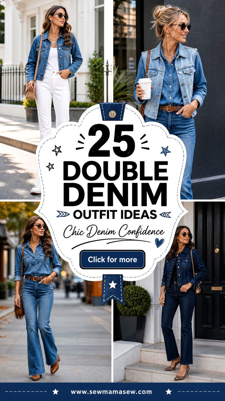 25 Double Denim Outfit Ideas Over 40 for Chic Confidence - 25 Double Denim Outfit Ideas Over 40 for Chic Confidence