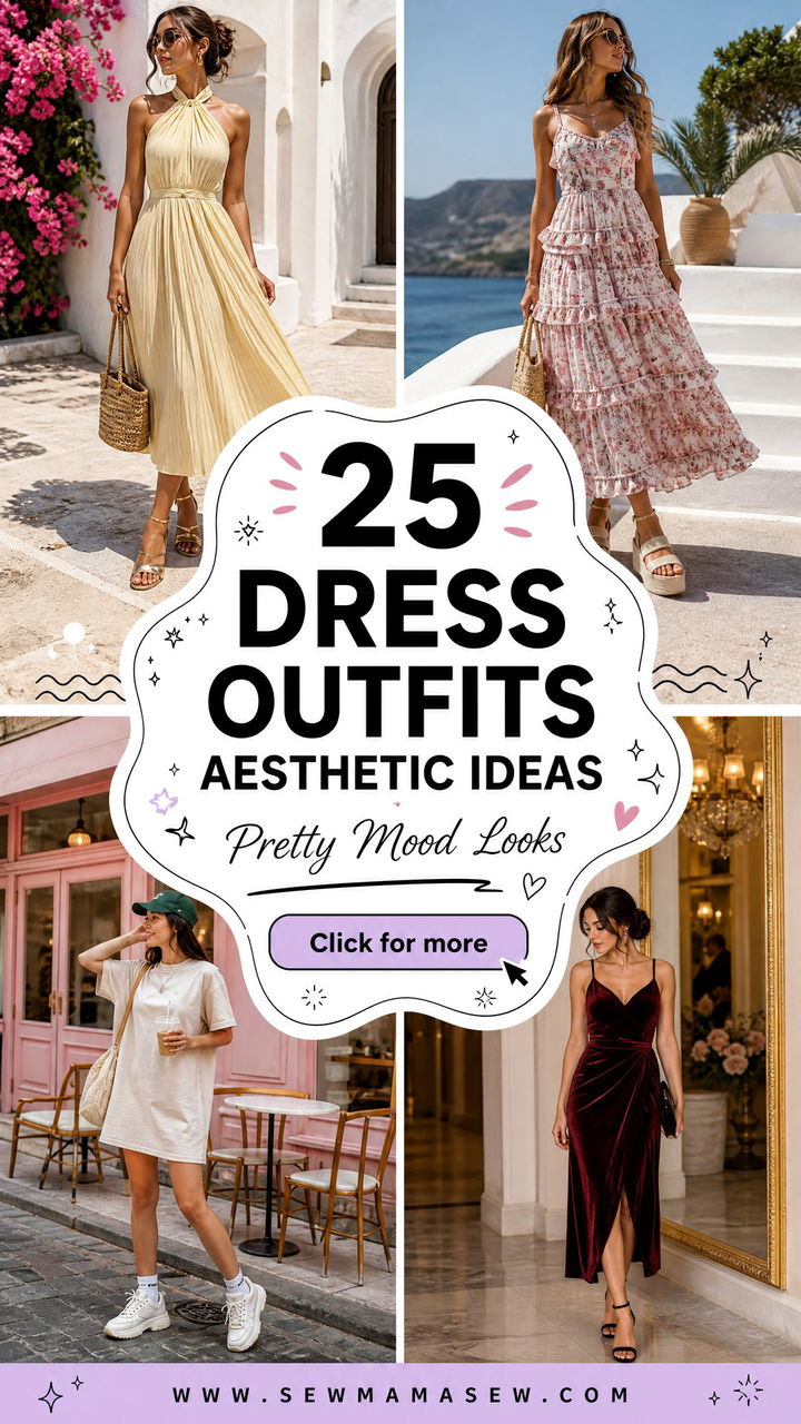 25 Dress Outfits Aesthetic Pretty Looks for Every Mood - 25 Dress Outfits Aesthetic: Pretty Looks for Every Mood