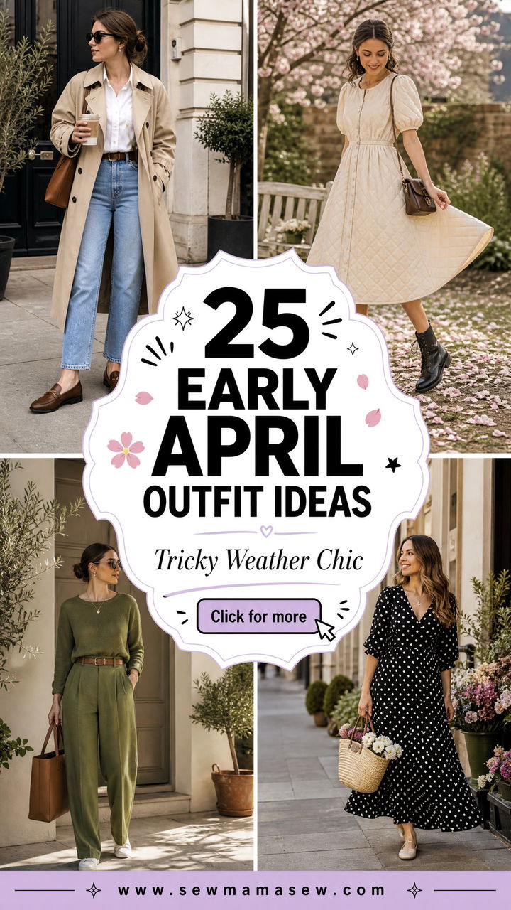 25 Early April Outfit Ideas for Springs Tricky Weather - 25 Early April Outfit Ideas for Spring's Tricky Weather