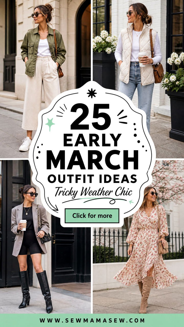 25 Early March outfit ideas Chic Looks for Tricky Weather - 25 Early March outfit ideas: Chic Looks for Tricky Weather