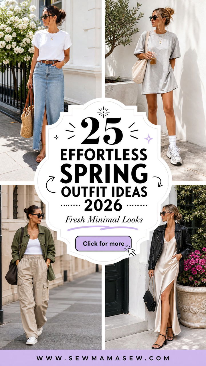 25 Effortless spring outfit ideas 2026 Fresh Minimal Looks - 25 Effortless spring outfit ideas 2026: Fresh Minimal Looks