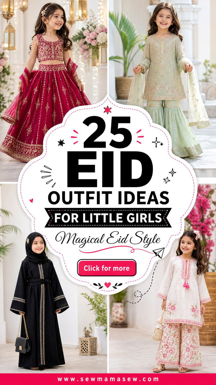 25 Eid Outfit Ideas for Little Girls That Feel Magical Too - 25 Eid Outfit Ideas for Little Girls That Feel Magical Too