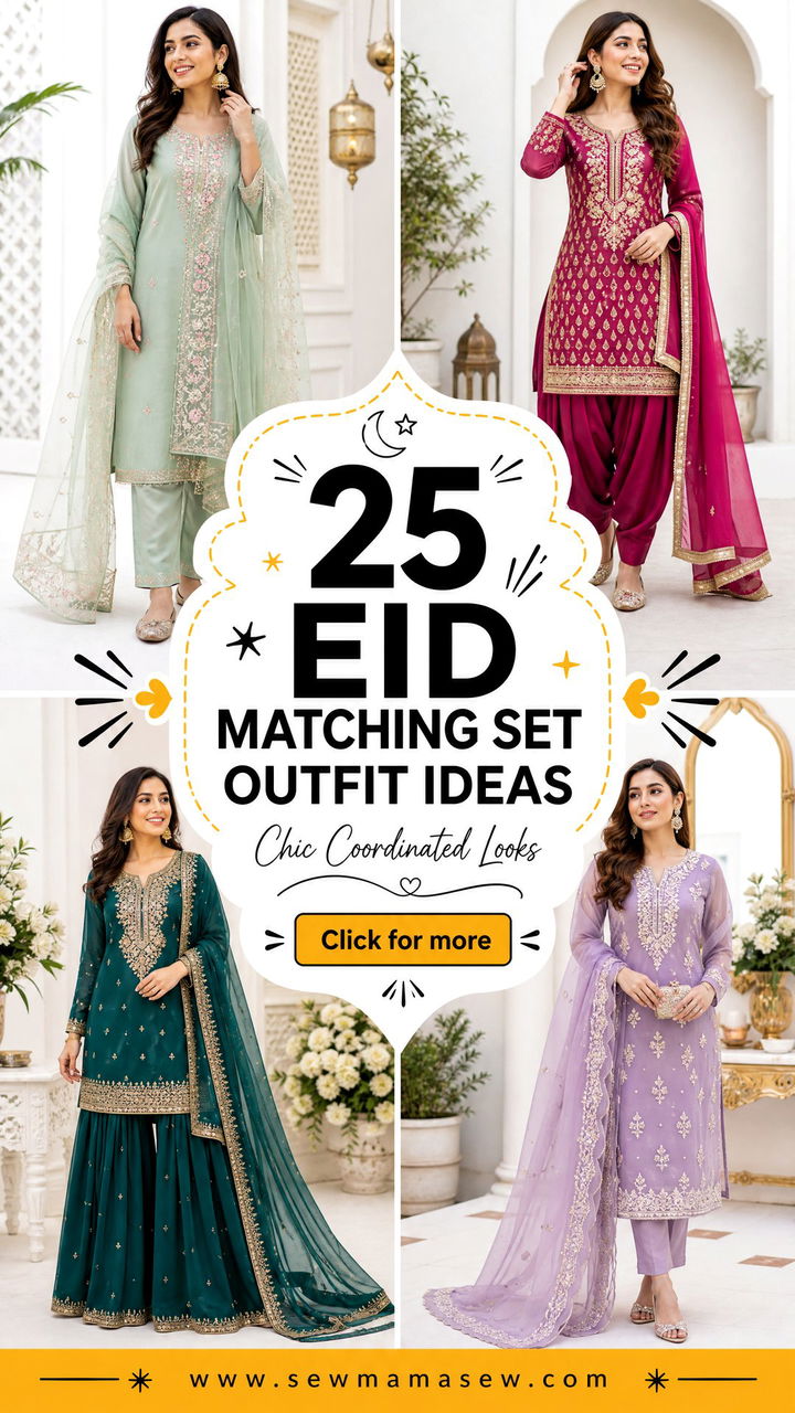 25 Eid matching set outfit ideas Chic Coordinated Looks - 25 Eid matching set outfit ideas: Chic Coordinated Looks