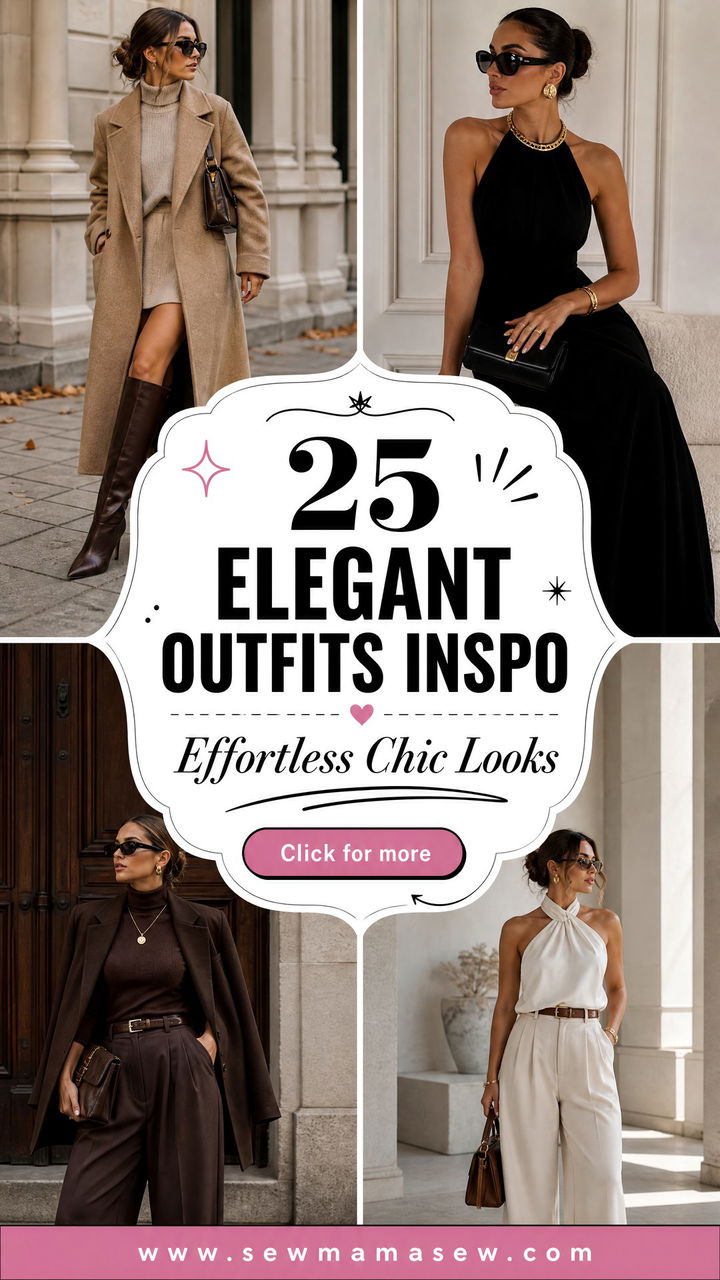 25 Elegant Outfits Inspo for Effortless Chic Looks - 25 Elegant Outfits Inspo for Effortless Chic Looks