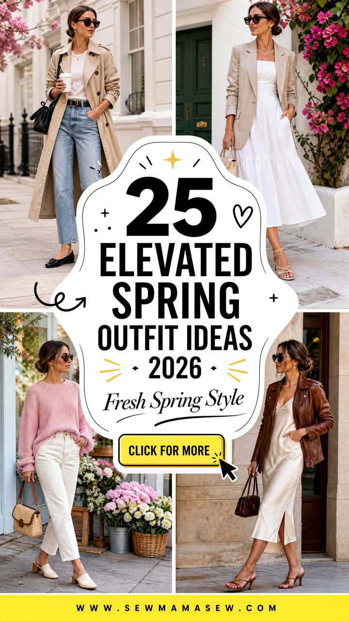 25 Elevated Spring Outfit Ideas 2026 for Fresh Style - 25 Elevated Spring Outfit Ideas 2026 for Fresh Style