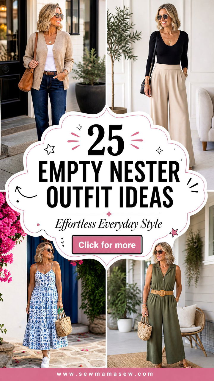 25 Empty Nester Outfit Ideas for Effortless Everyday Style - 25 Empty Nester Outfit Ideas for Effortless Everyday Style