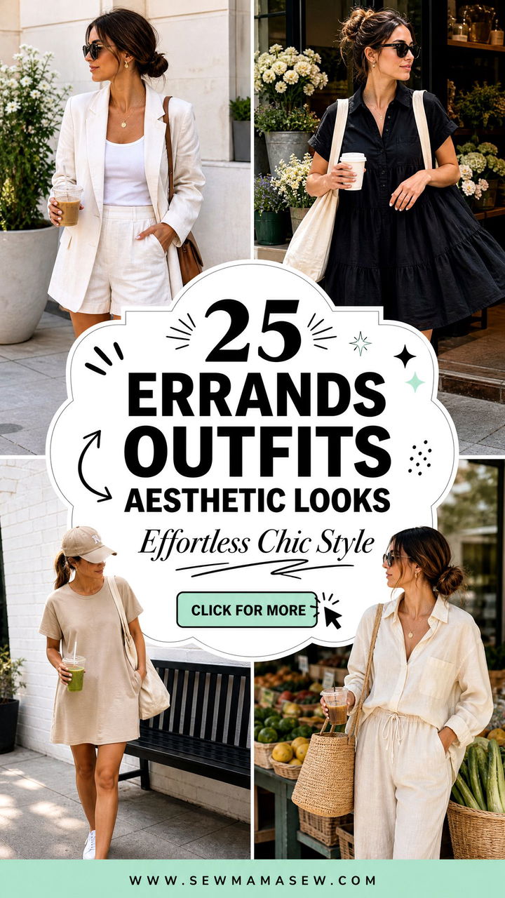 25 Errands Outfits Aesthetic Looks for Effortless Style - 25 Errands Outfits Aesthetic Looks for Effortless Style
