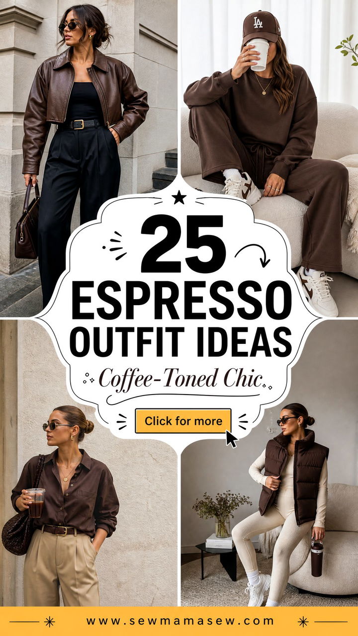 25 Espresso Outfit Ideas for Chic Coffee-Toned Style Now - 25 Espresso Outfit Ideas for Chic Coffee-Toned Style Now