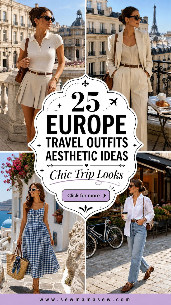 25 Europe Travel Outfits Aesthetic Ideas for Chic Trips - 25 Europe Travel Outfits Aesthetic Ideas for Chic Trips
