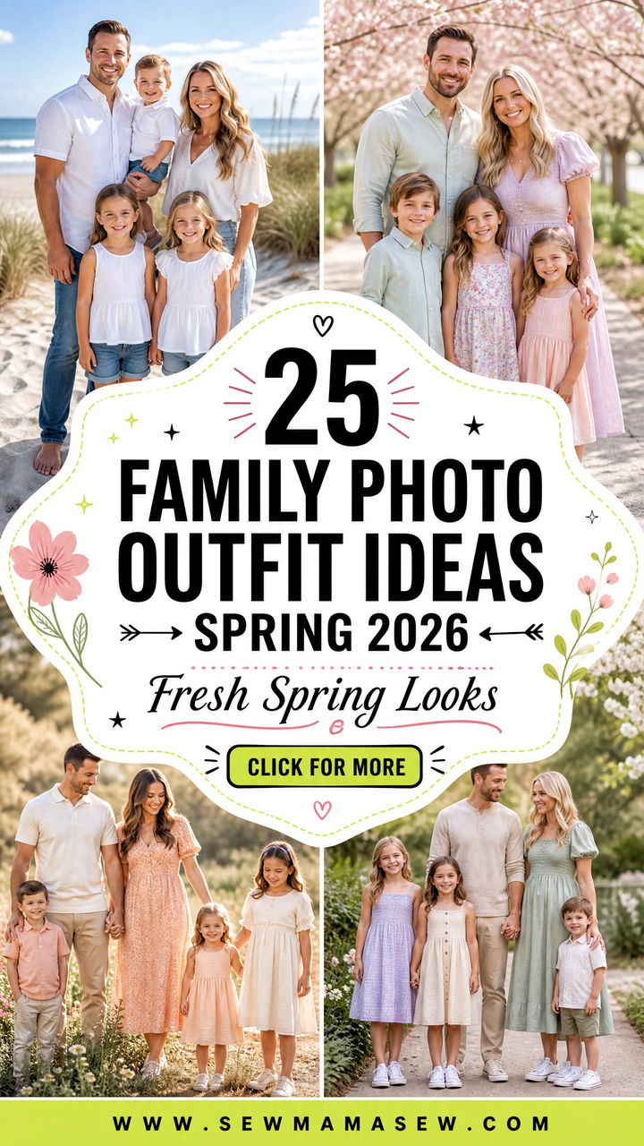 25 Family Photo Outfit Ideas Spring 2026 for Fresh Looks - 25 Family Photo Outfit Ideas Spring 2026 for Fresh Looks