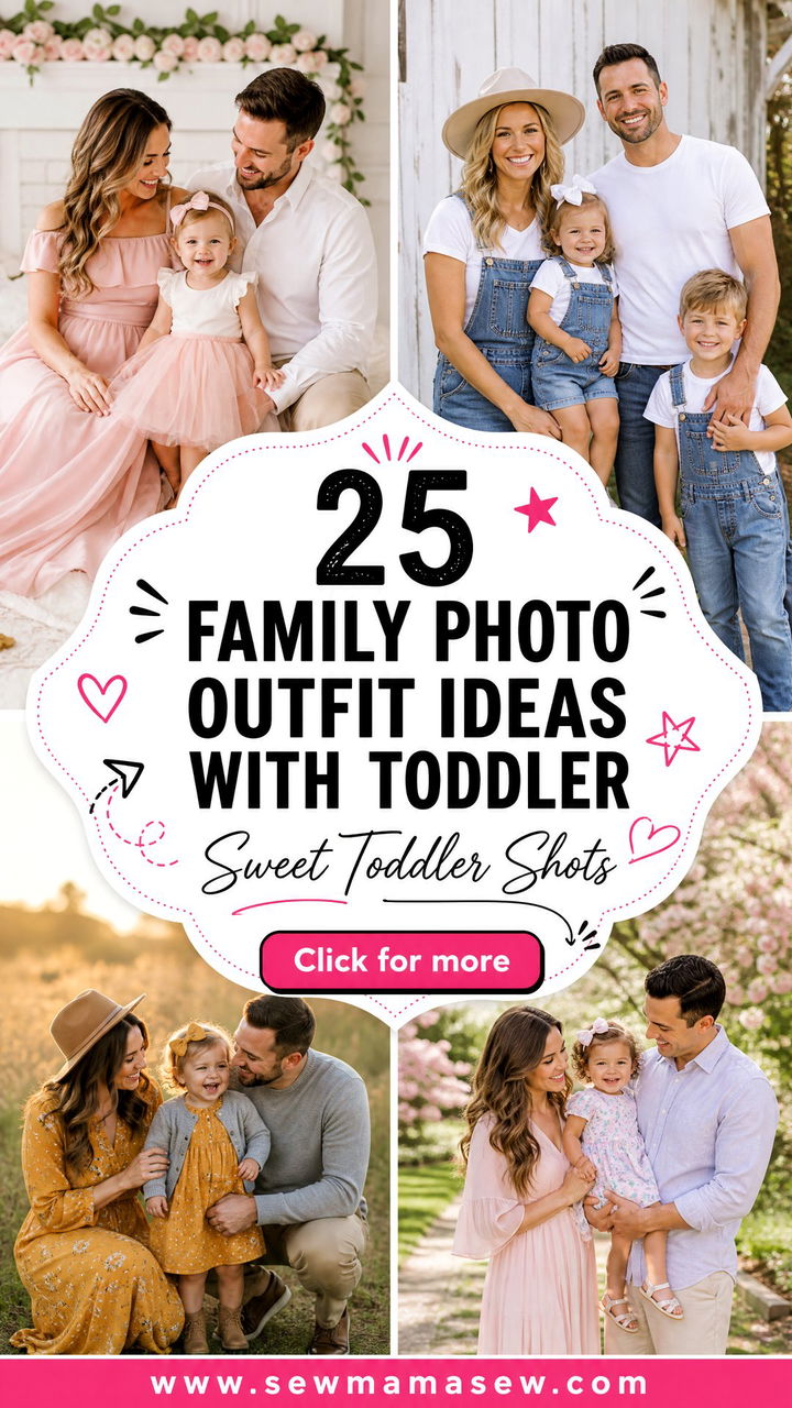 25 Family Photo Outfit Ideas With Toddler for Sweet Shots - 25 Family Photo Outfit Ideas With Toddler for Sweet Shots